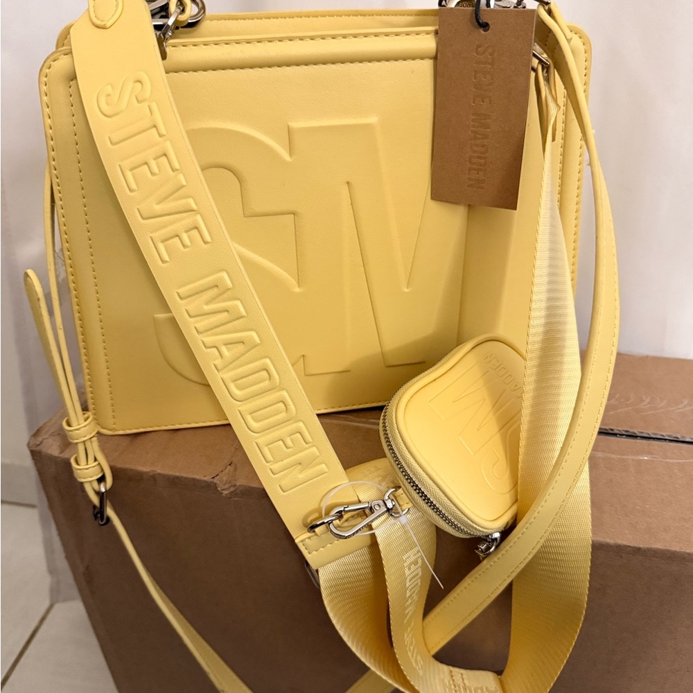 Steve Madden Mustard Crossbody Bag